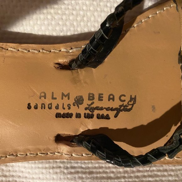 Palm Beach Sandals | Ocean Ave Black Sandals - Picture 8 of 9